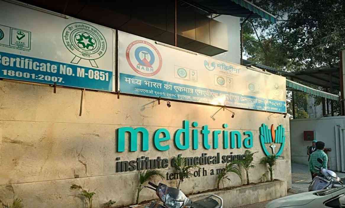 Meditrina Hospital situated at Central Bazaar road in Nagpur 